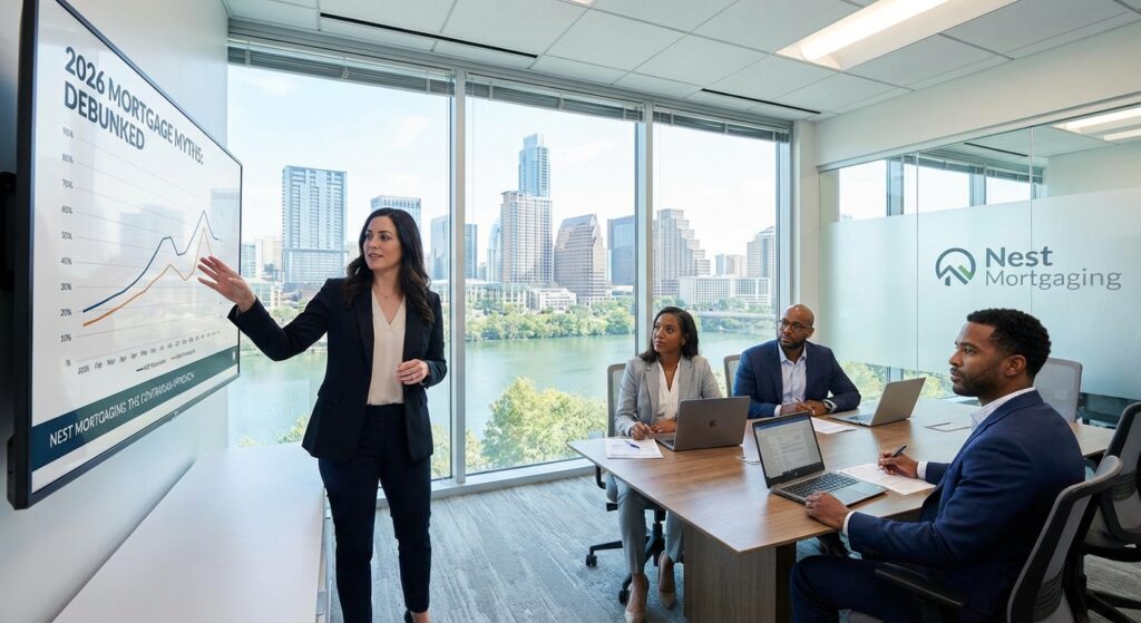 Mortgage broker explaining contrarian strategy to avoid overpaying on home loans in 2026