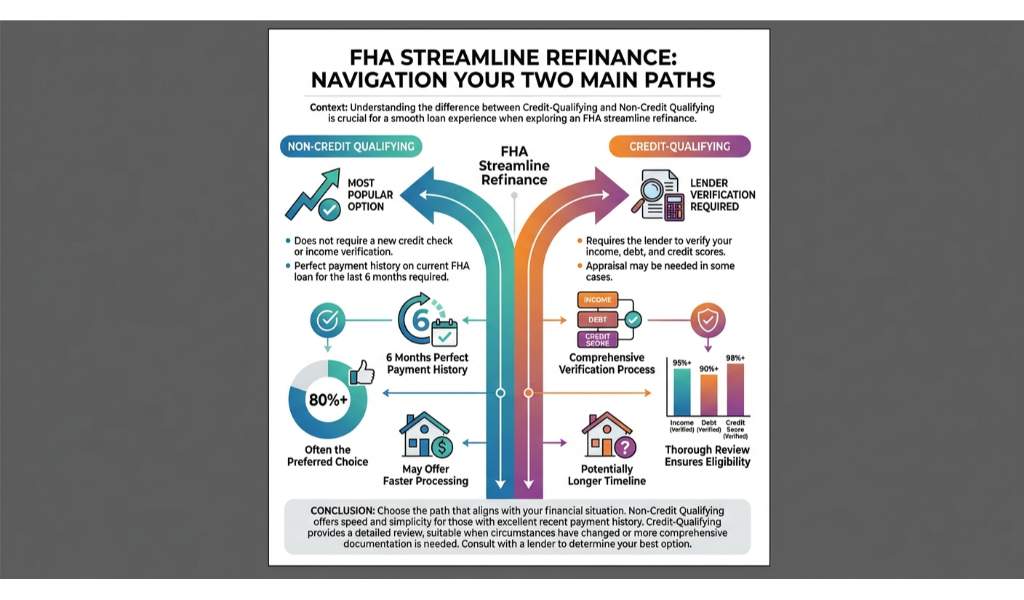 Credit-Qualifying vs. Non-Credit Qualifying FHA Streamline
