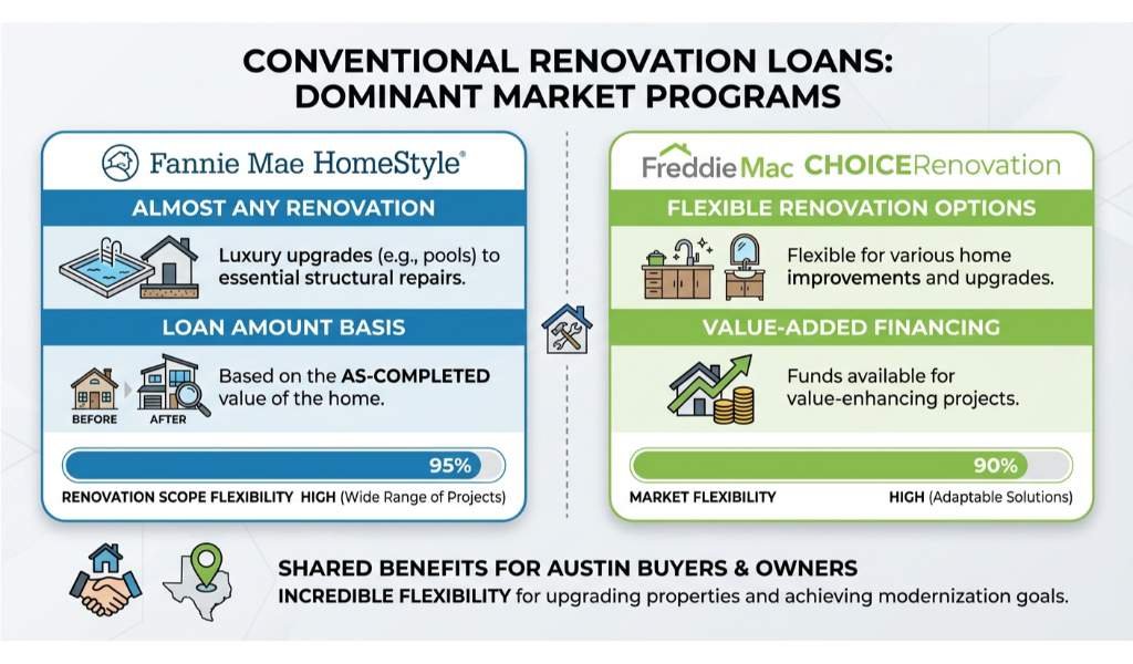 Fannie Mae HomeStyle vs. Freddie Mac CHOICERenovation