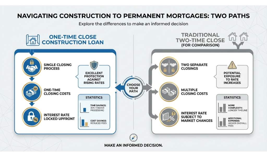 One-Time Close vs. Two-Time Close: Which Construction Loan is Right for You?